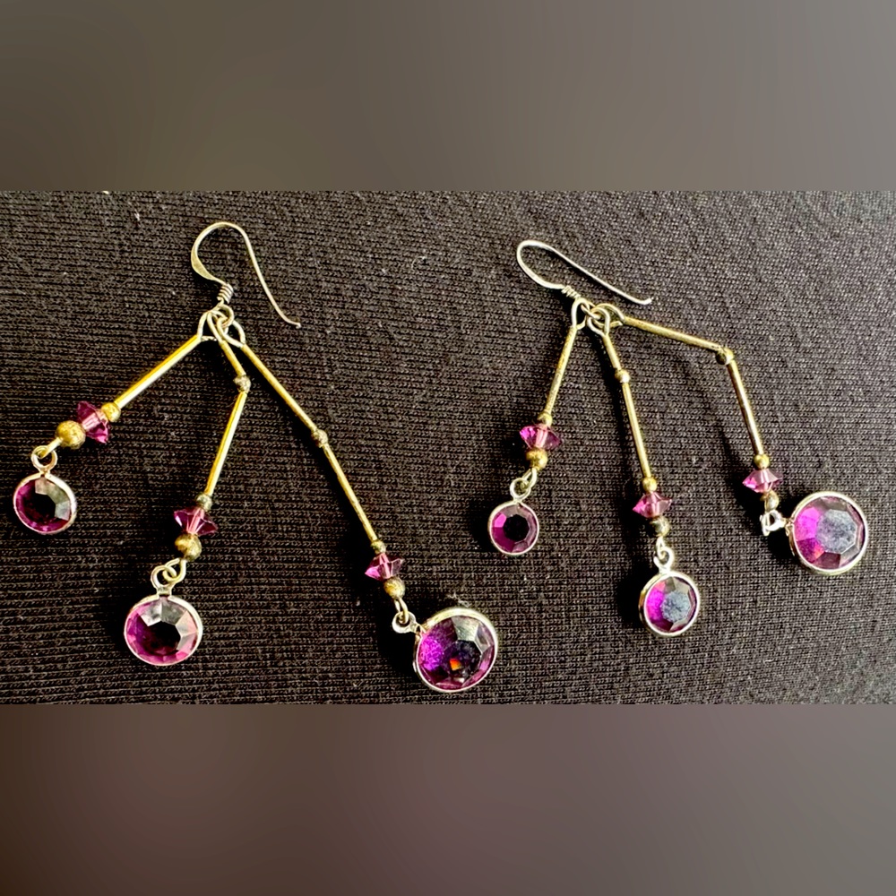 Vintage Amethyst Earrings